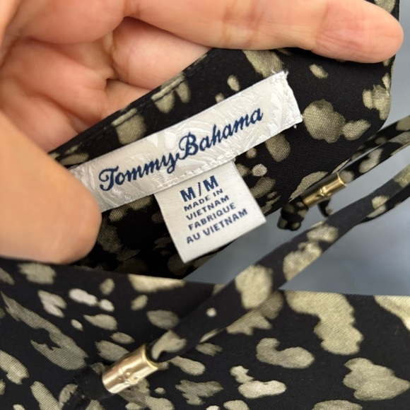 Tommy Bahama Women's Wild One Short-Sleeve Jumpsuit, Multi, Medium - Picture 10 of 12